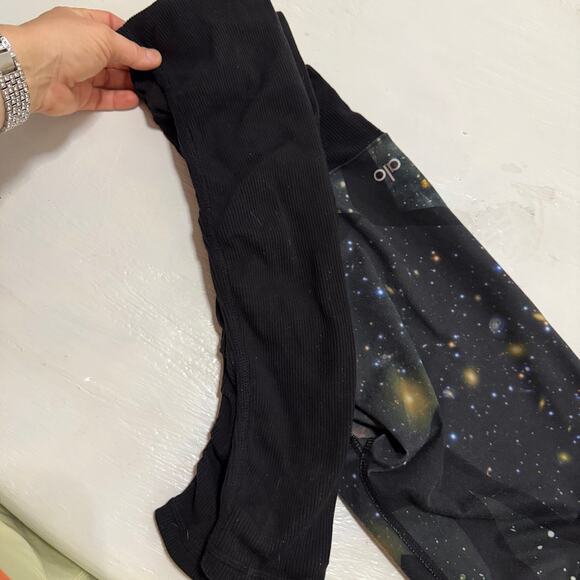 Alo leggings celestial top w stretchy lower part sz XS yoga fitted activewear - Picture 15 of 16